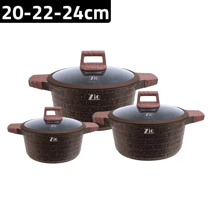 سرویس پخت و پز 6 پارچه زیو مدل ZCS-8546-24