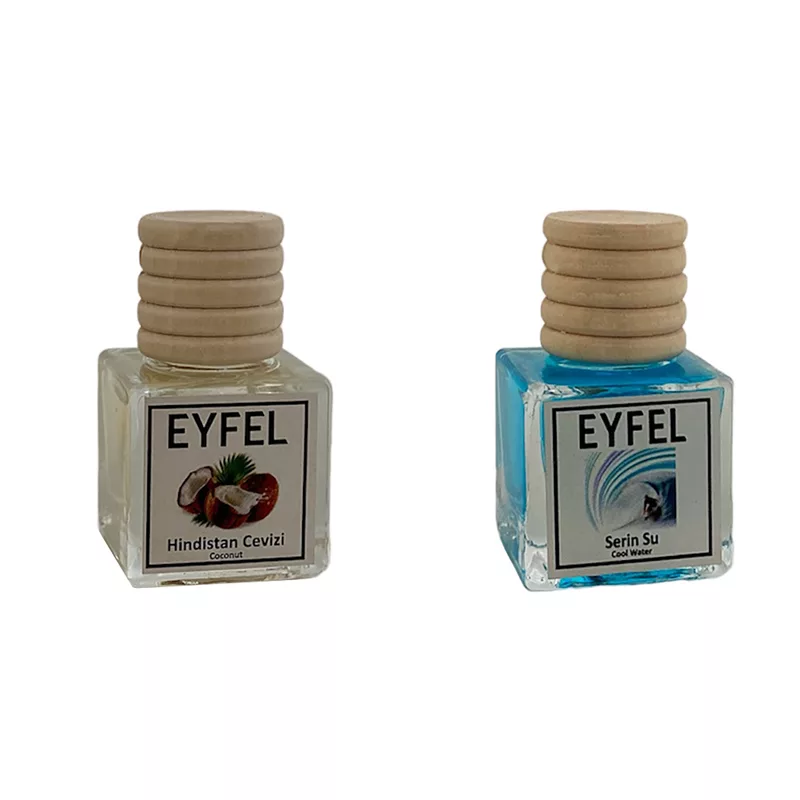 خوشبوکننده خودرو مدل نارگیل و کول واتر حجم 10 میلی لیتر مجموعه 2 عددی
