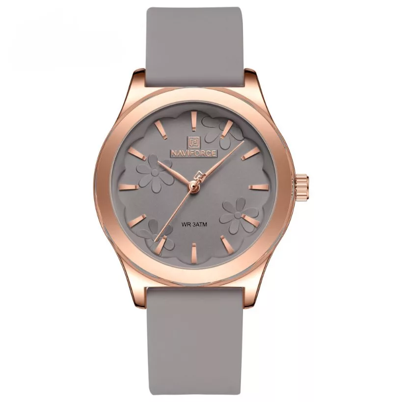 ساعت مچی عقربه ای زنانه کوارتز نیوی فورس مدل nf5051rggygy