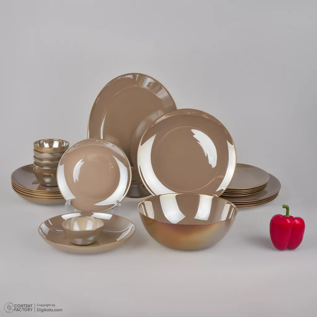 سرویس غذاخوری 26 پارچه 6 نفر فرانسوا مدل کلاسیک لنا