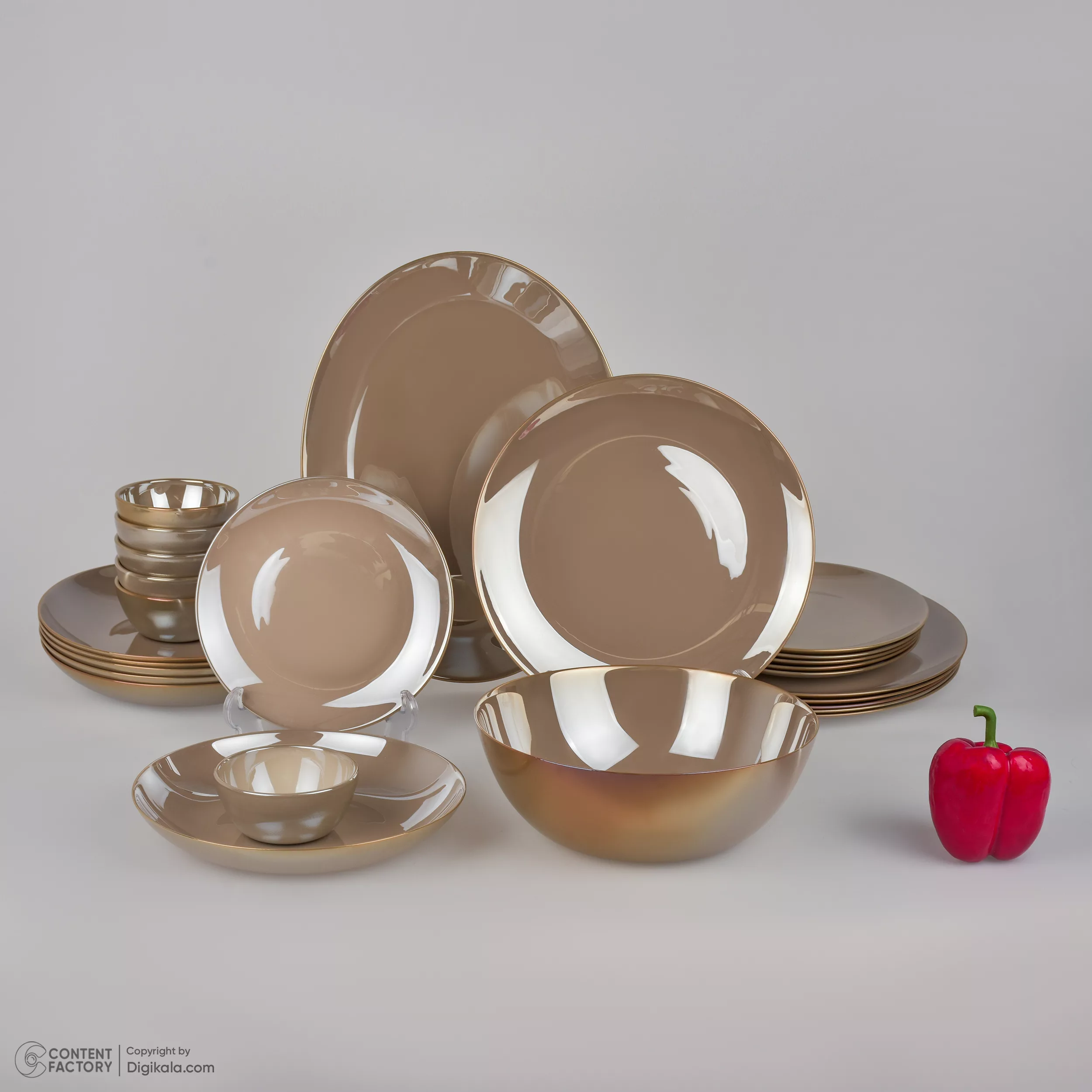 سرویس غذاخوری 26 پارچه 6 نفر فرانسوا مدل کلاسیک لنا