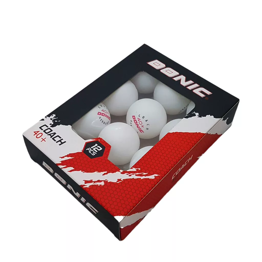 توپ پینگ پنگ دونیک مدل coach +40 بسته 12 عددی