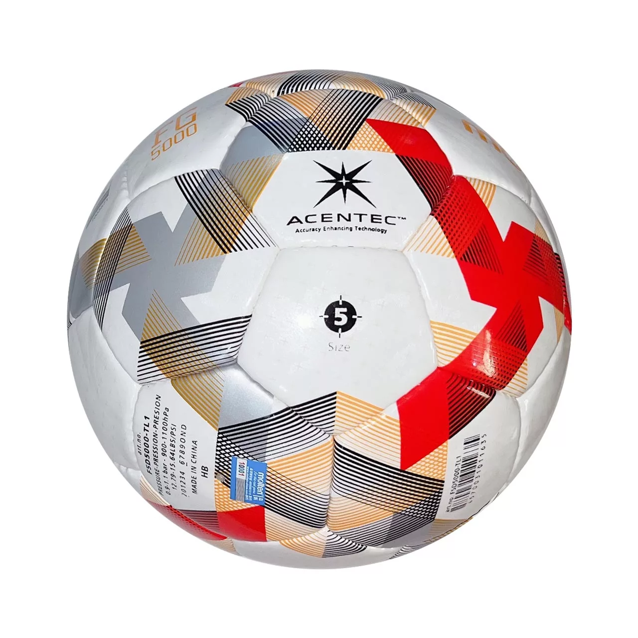 توپ فوتبال مدل FG 5000 طرح ACENTEC
