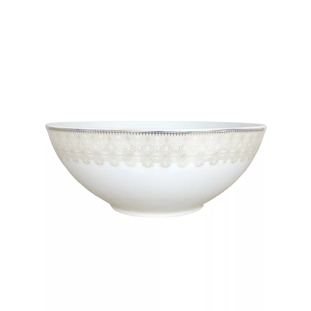 سرویس غذاخوری 32 پارچه 6 نفره شرکت صنایع چینی تقدیس مدل نسرین طلا کلاسیک