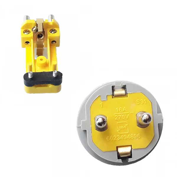 دوشاخه و مادگی برق تیراژه مدل s31 بسته 4 عددی