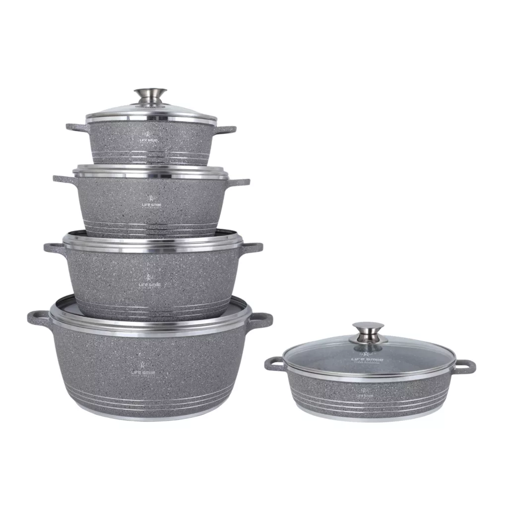 سرویس قابلمه 10 پارچه لایف اسمایل مدل LIFEP7