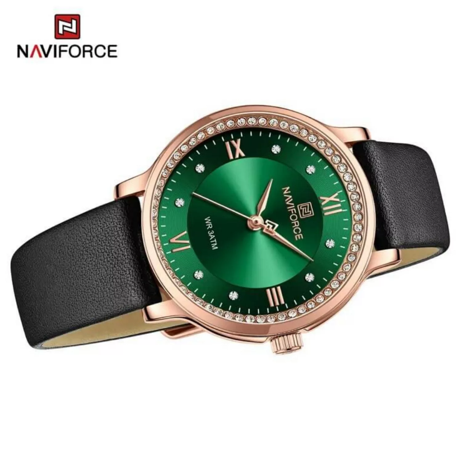 ساعت مچی عقربه ای زنانه نیوی فورس مدل NF 5036 RG