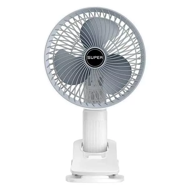 پنکه شارژی مدل Circulation Clamp Fan-2000 ظرفیت 1200 میلی آمپر ساعت