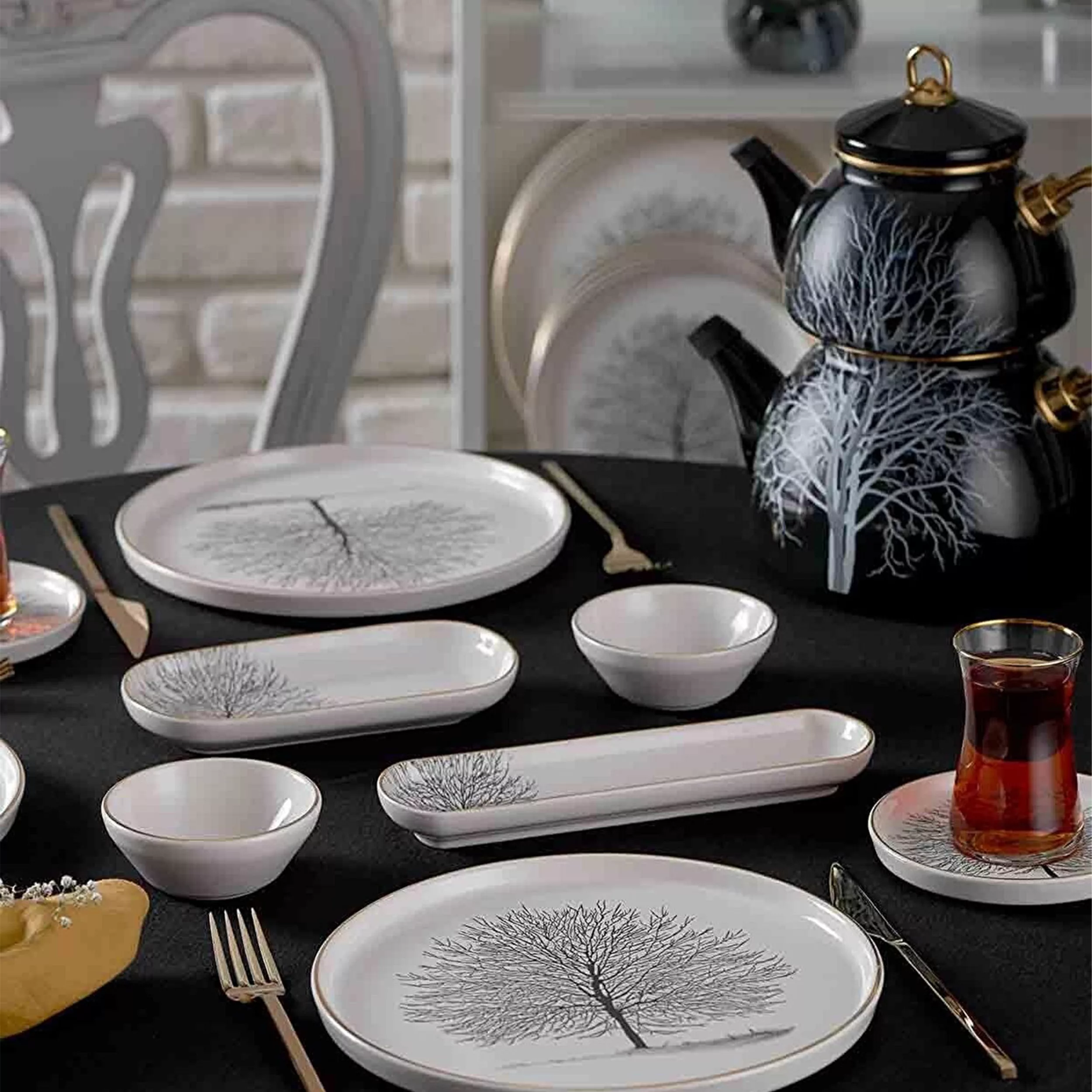 ست کتری و قوری نوا مدل Cinar plus