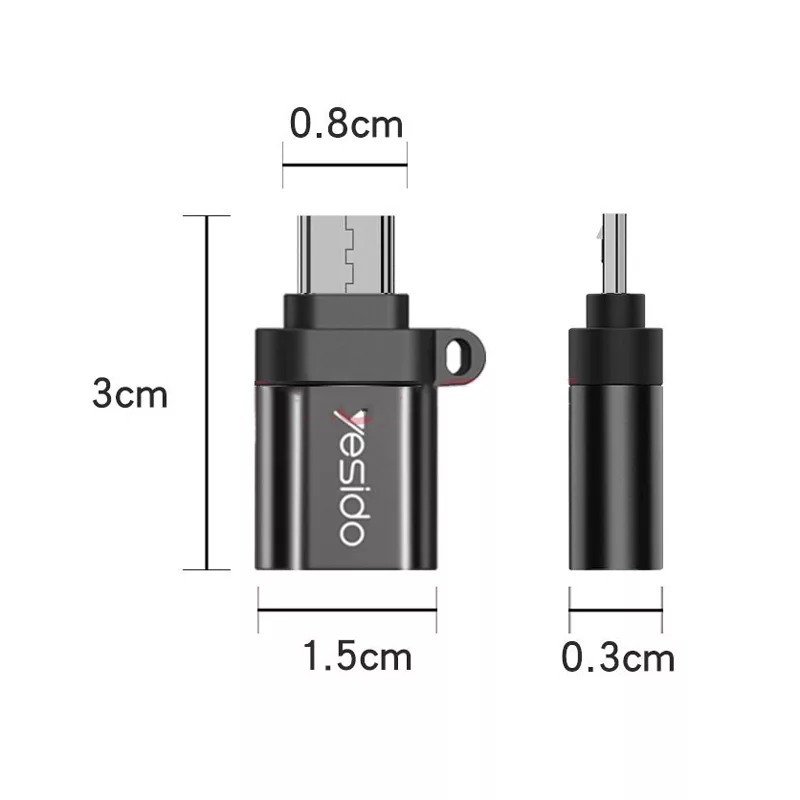 مبدل OTG microUSB یسیدو مدل GS07