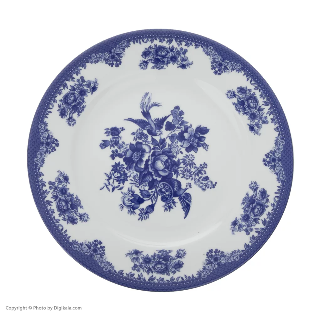 سرویس غذاخوری 28 پارچه چینی زرین ایران سری ایتالیا اف مدل فلورانس درجه سه