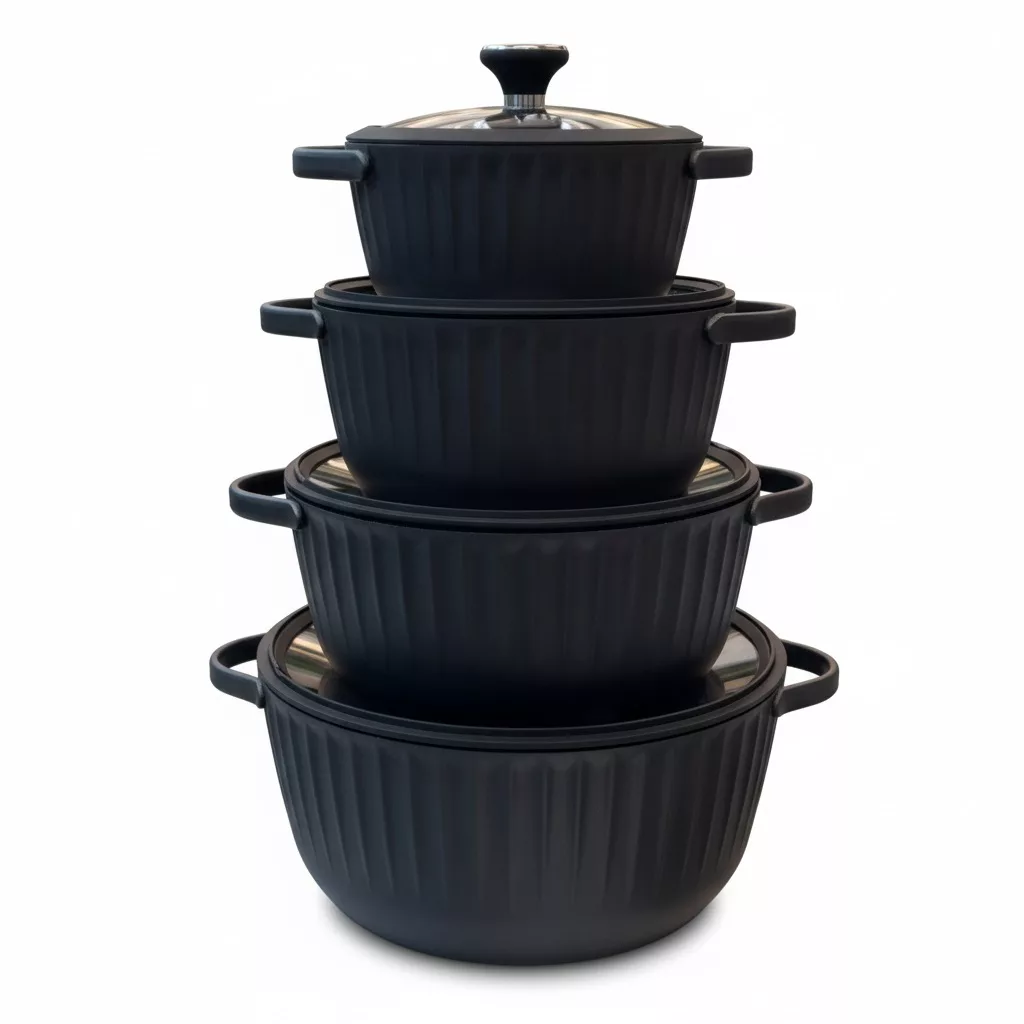 سرویس قابلمه و تابه گرانیت 10 پارچه بازرگانی زیو مدل 8700