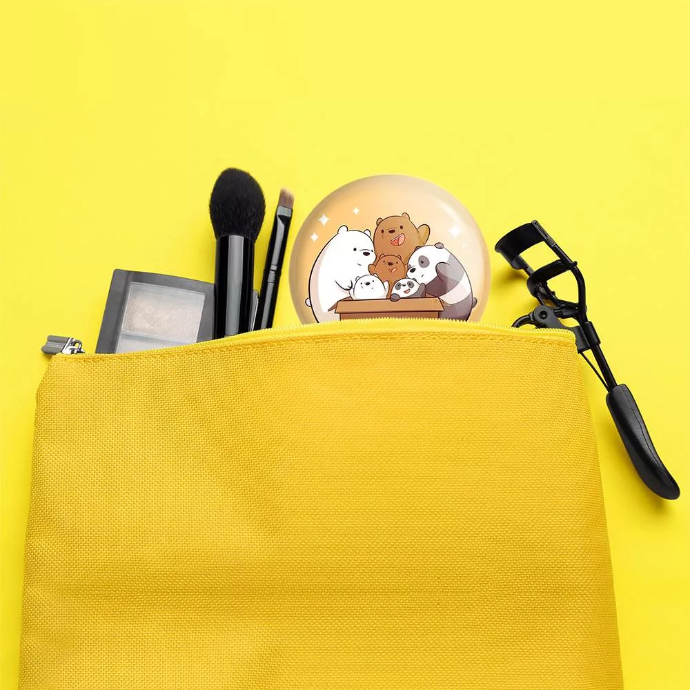 آینه جیبی خندالو مدل سه خرس کله پوک کد 10605