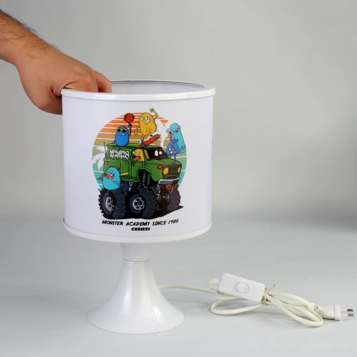 آباژور رومیزی کودک مدل هیولا کد 96