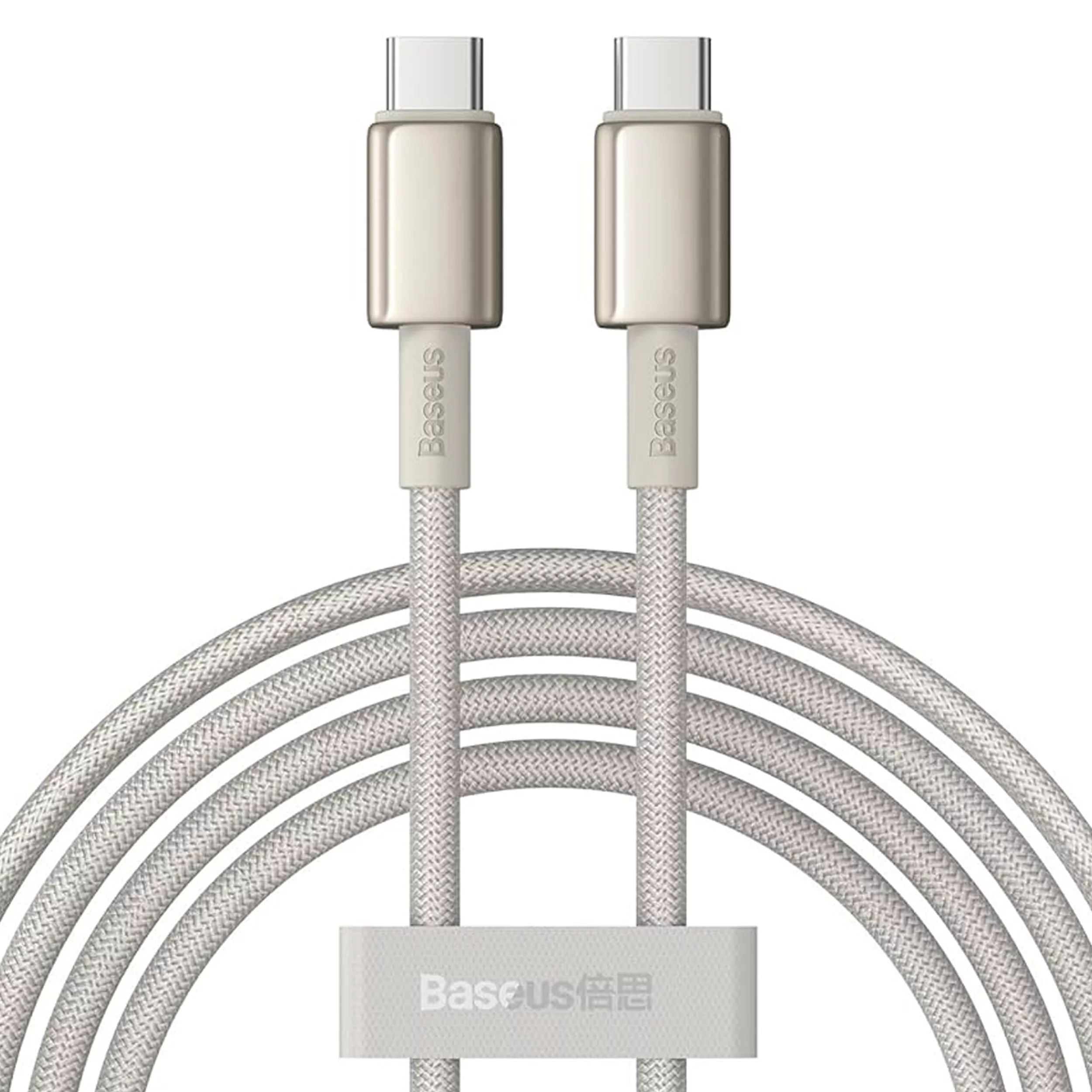 کابل تبدیل USB-C بیسوس مدل Tungsten Gold (100W)به طول 2 متر