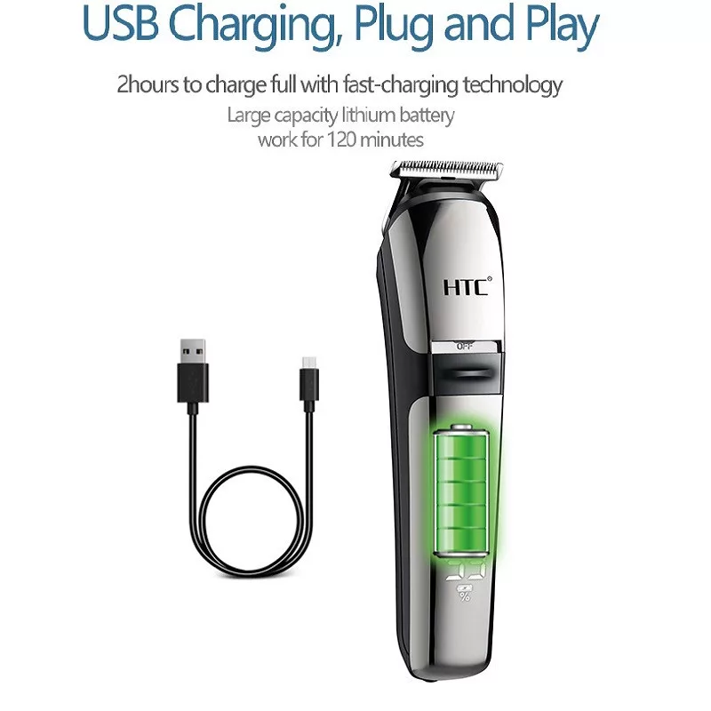 ست ماشین اصلاح موی بدن و صورت اچ تی سی مدل َAT1327