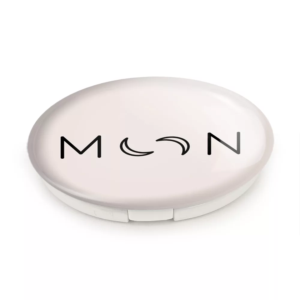 آینه جیبی خندالو طرح ماه مدل تاشو کد 29607