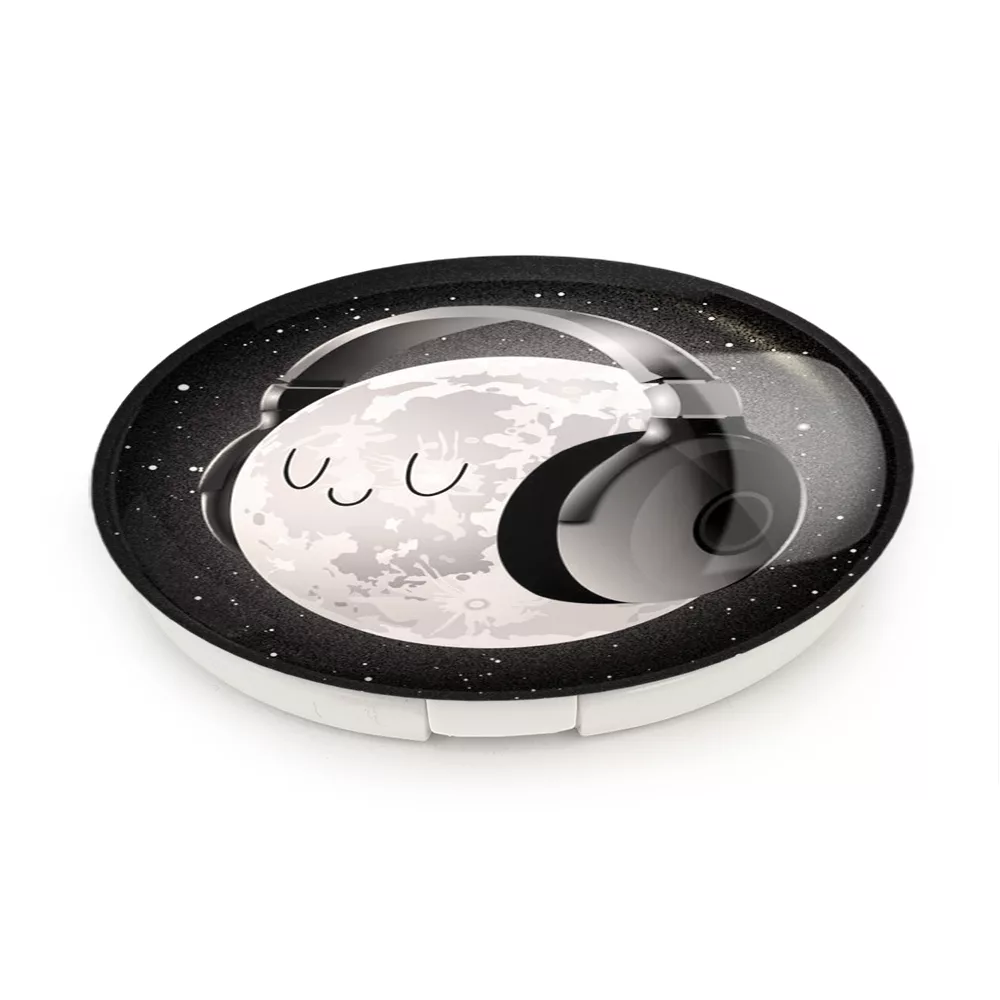 آینه جیبی خندالو طرح ماه مدل تاشو کد 29612