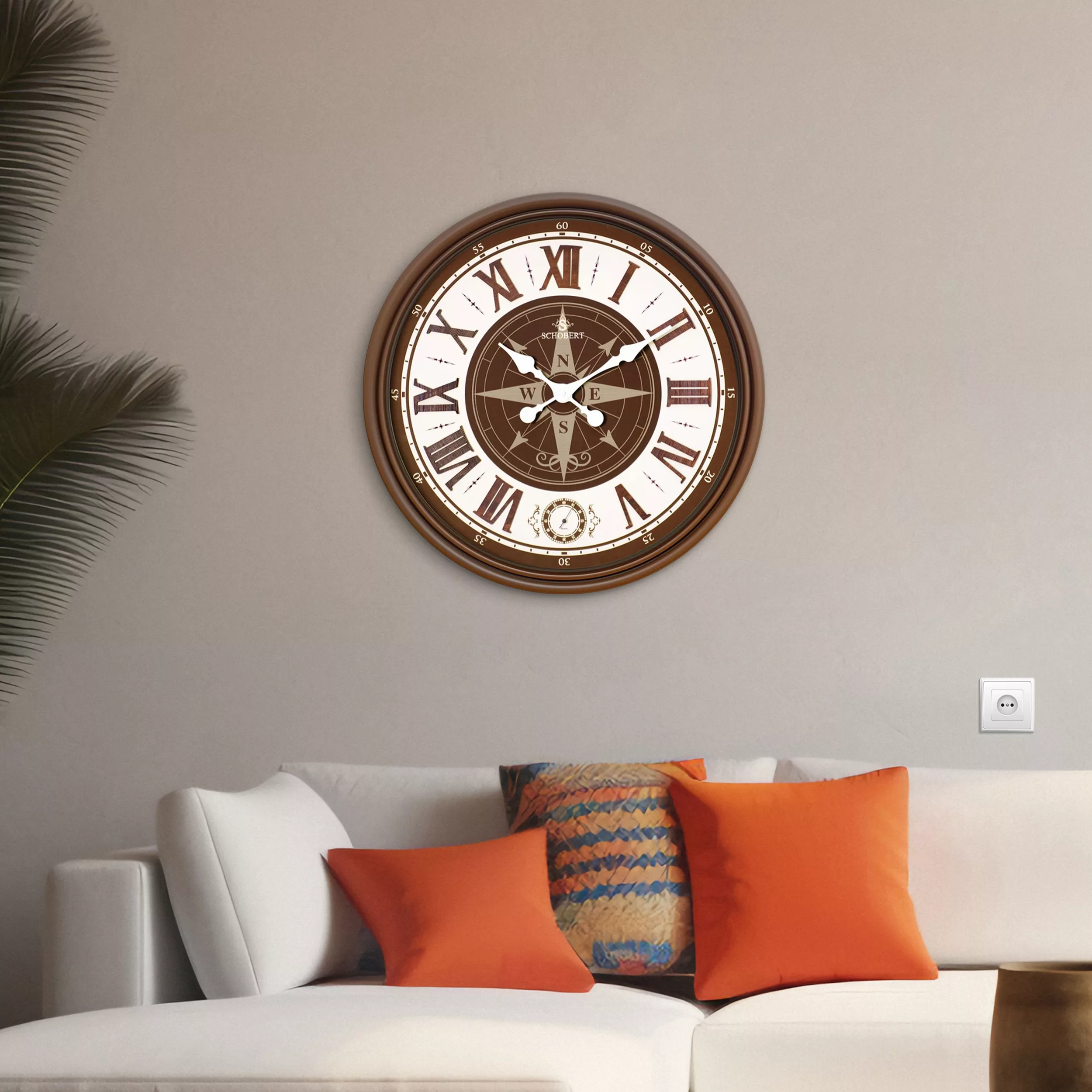 ساعت دیواری شوبرت مدل 6429 farfalla