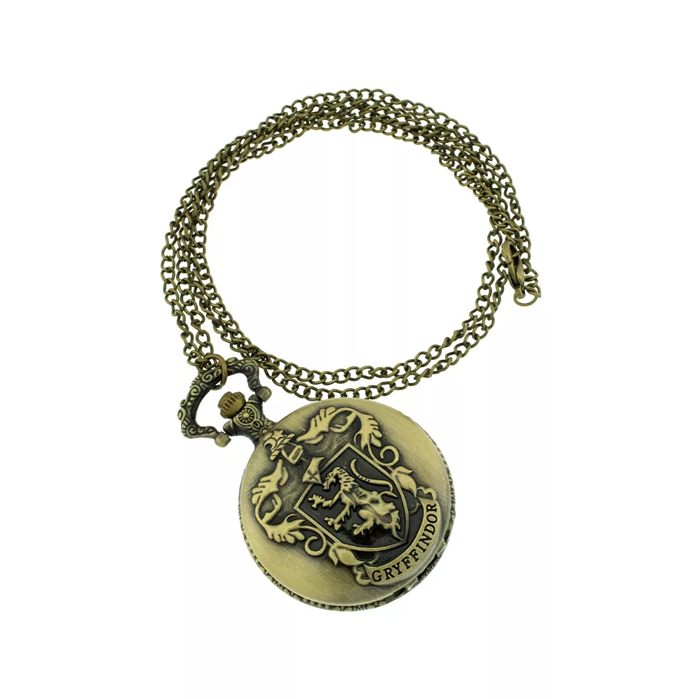 ساعت گردنبندی عقربه ای برانت مدل هری پاتر نماد گریفیندور
