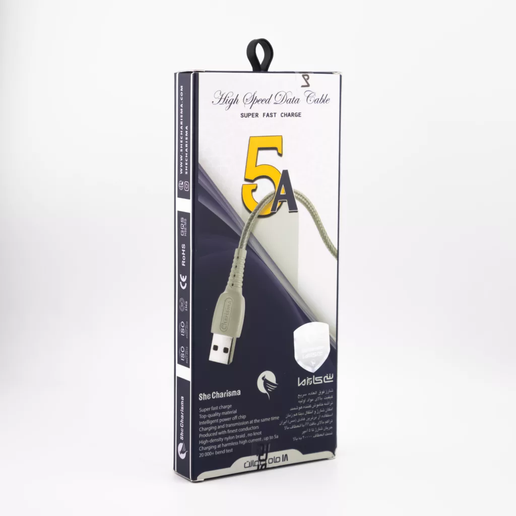 کابل تبدیل USB به لایتنینگ شی کاریزما مدل SOHEIL به طول 1.2 متر