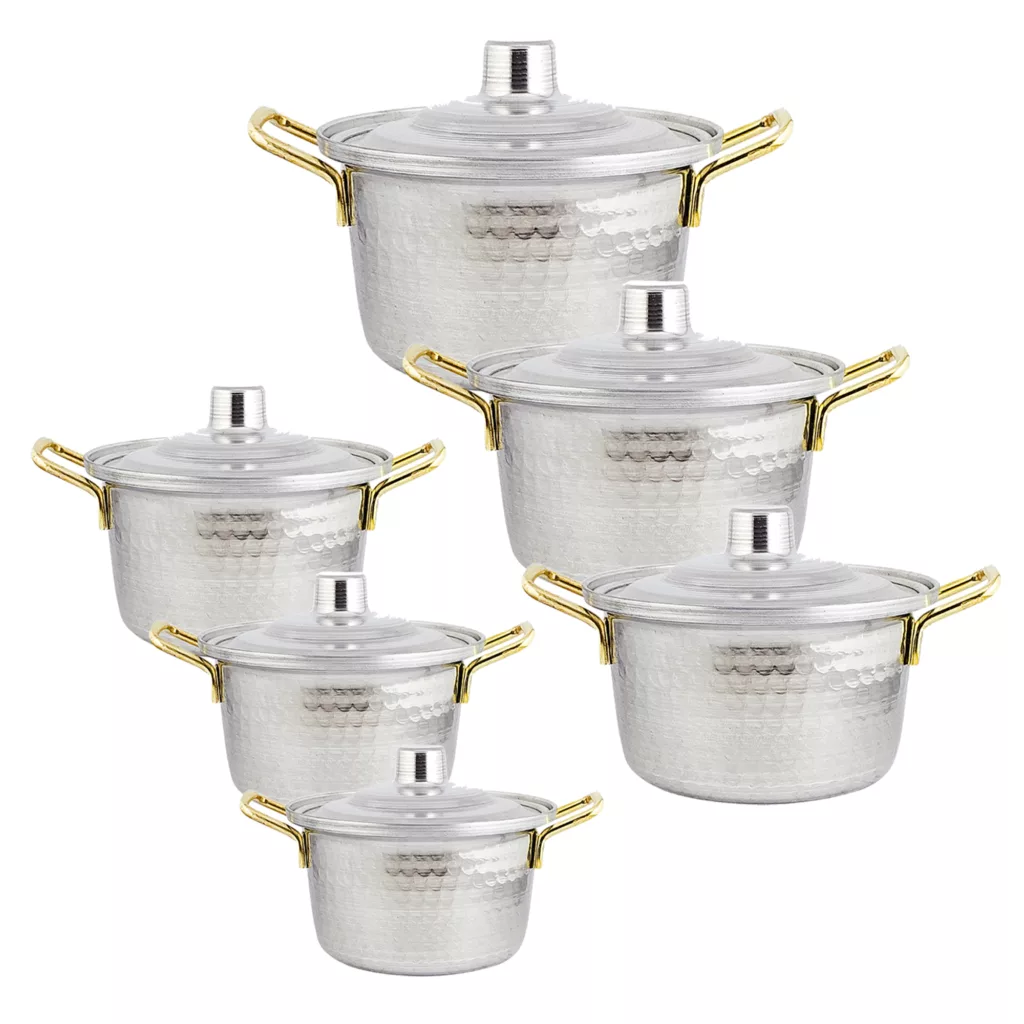 سرویس قابلمه 12 پارچه مدل چکشی