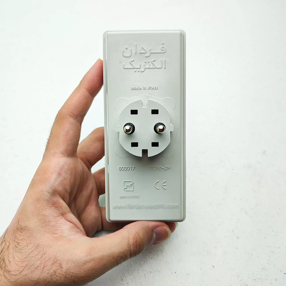 چندراهی برق فردان الکتریک مدل دیواری 2 حالته