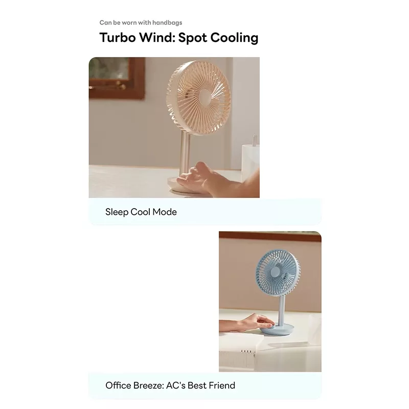 پنکه رومیزی ای آی سو لاو مدل F21  ظرفیت 4000 میلی آمپر ساعت