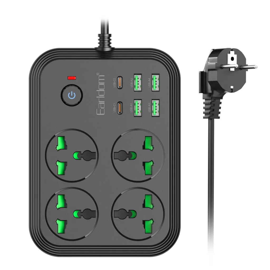 چندراهی برق ارلدام مدل POWER SOCKET SC25