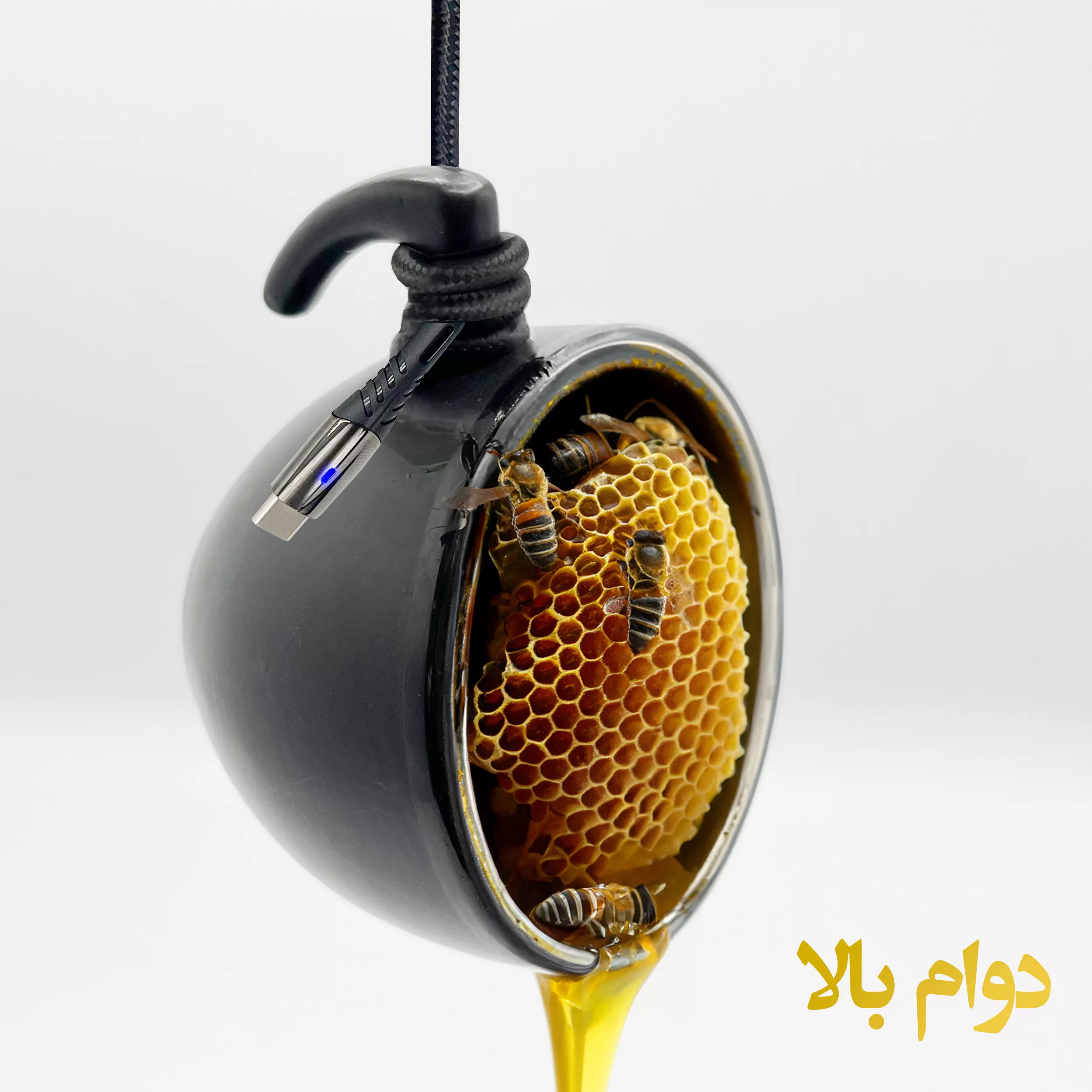 کابل تبدیل USB به لایتنینگ بیاند مدل BUL-501KF CHARGE DATA طول 1 متر