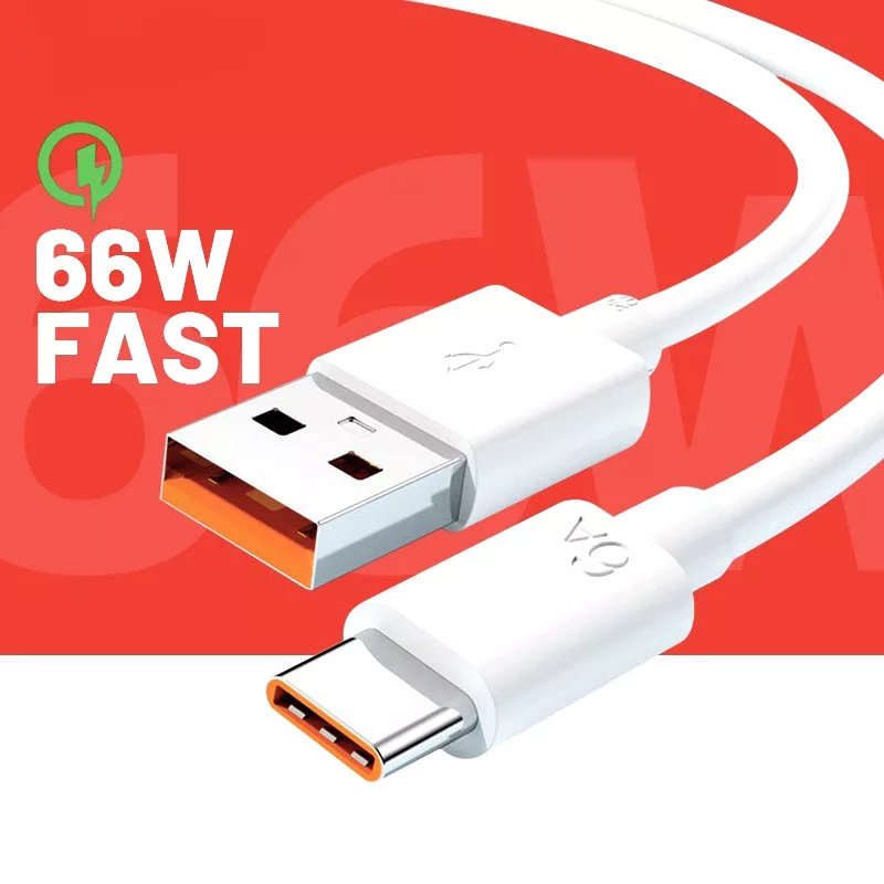 کابل تبدیل USB به USB-C مدل 6A طول 1 متر