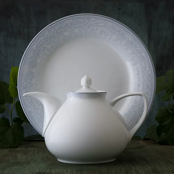 سرویس غذاخوری 81 پارچه چینی زرین ایران مدل شهرزاد سافایر درجه عالی