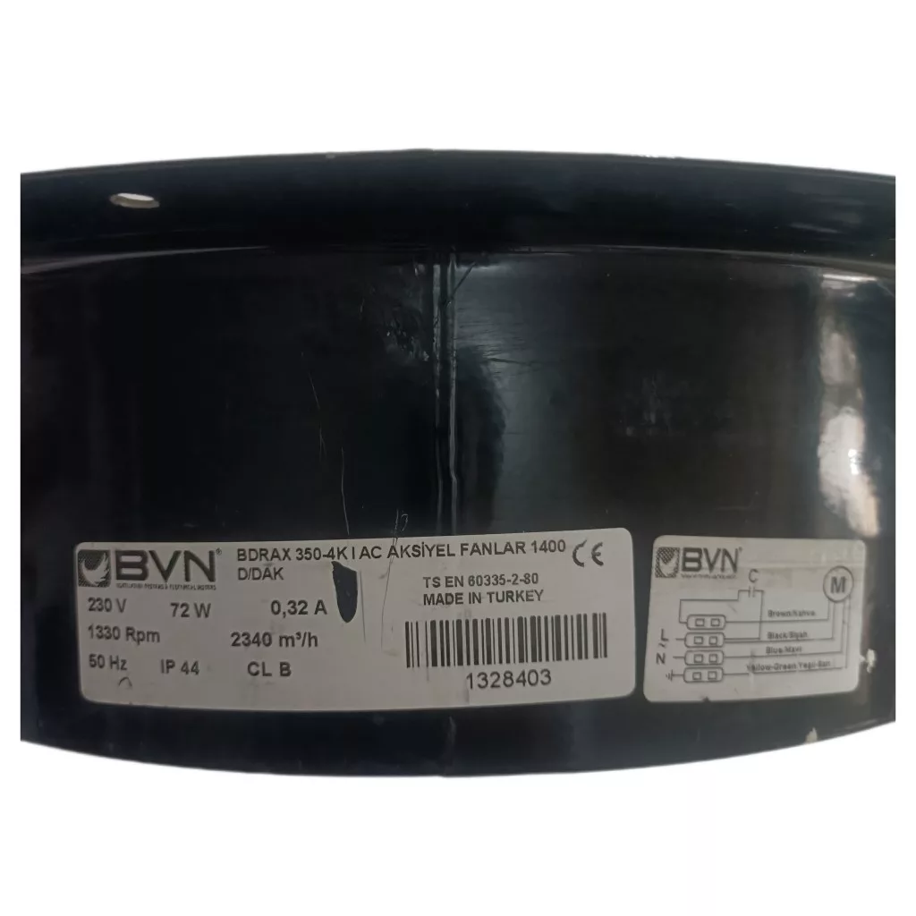 فن دمنده بی وی ان مدل BDRAX350-4K