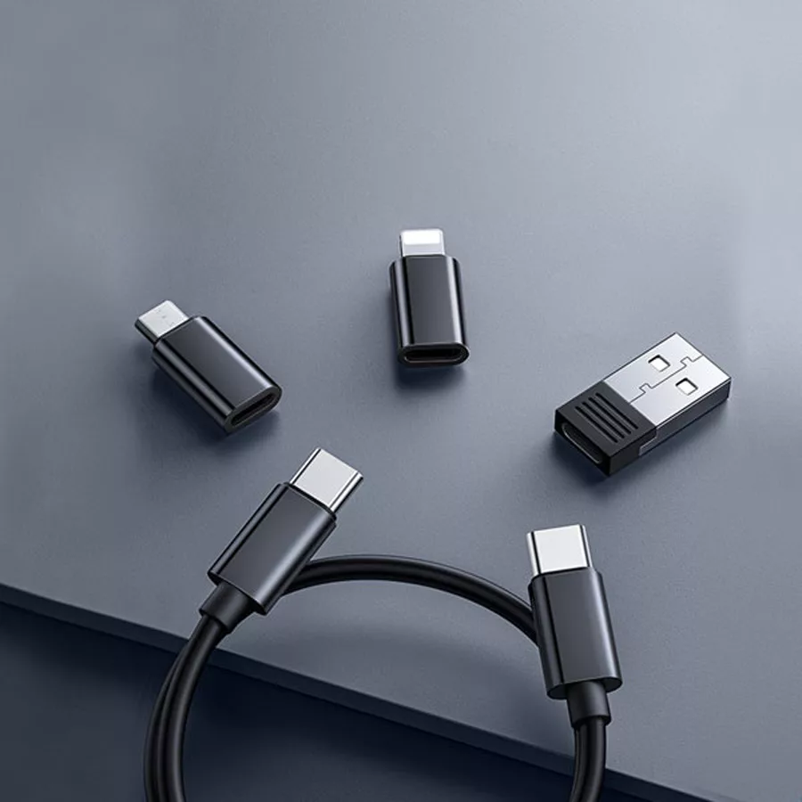 کابل تبدیل USB-C/USB به Lightning/USB-C/Micro USB مک‌ دودو مدل Box با طول 0.3 متر