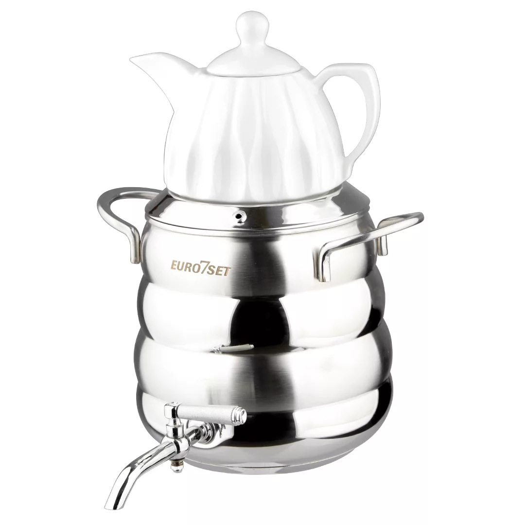 ست کتری و قوری یوروست کد 2031 گنجایش کتری 6 لیتر گنجایش قوری 1 لیتر