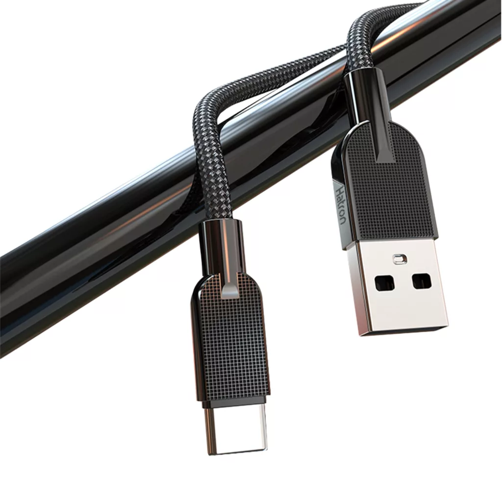 کابل شارژ USB به Type-c هترون مدل HC205UC طول 1متر