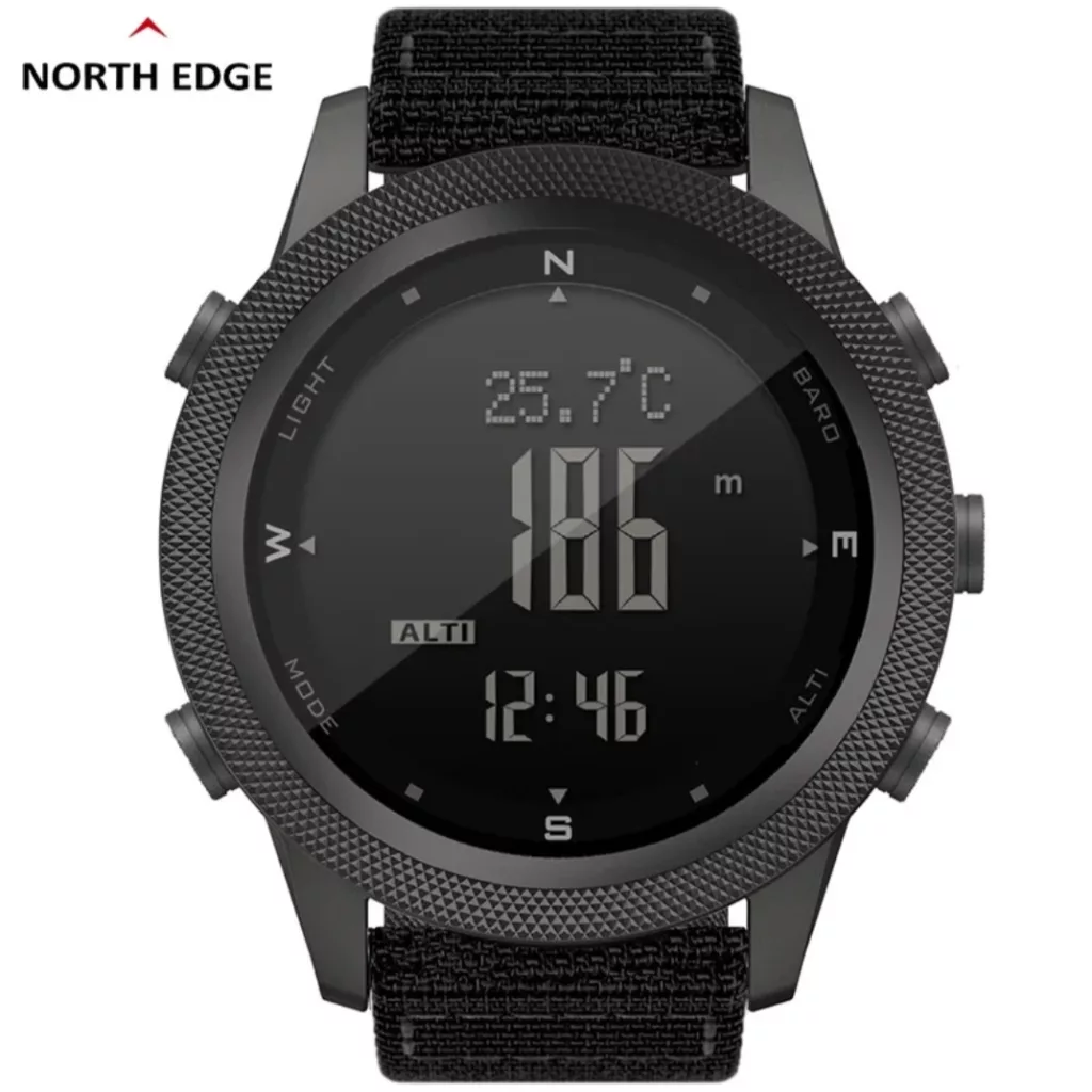 ساعت هوشمند 46 میلی متر نورث اج مدل APACHE46 با بند برزنت