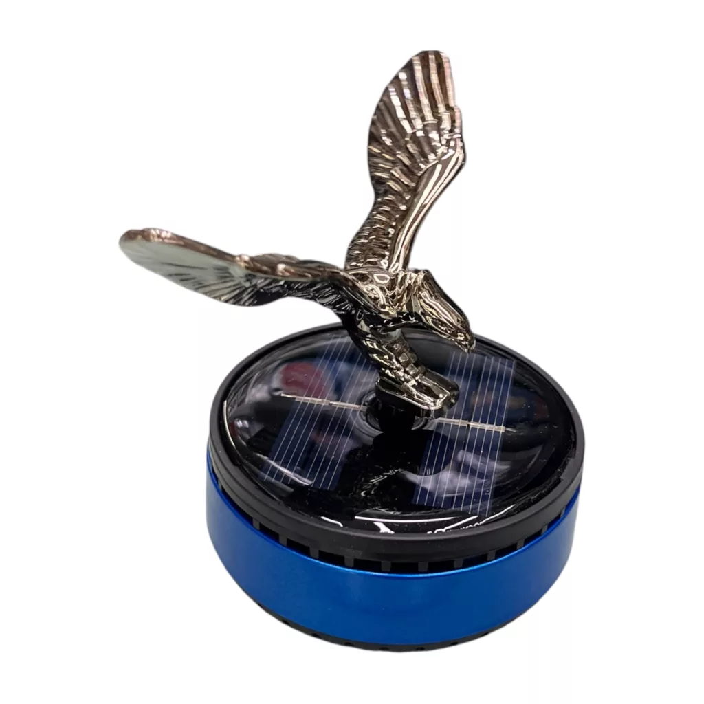 خوشبوکننده خودرو مدل سولار خورشیدی چرخشی طرح پرنده کد BLE