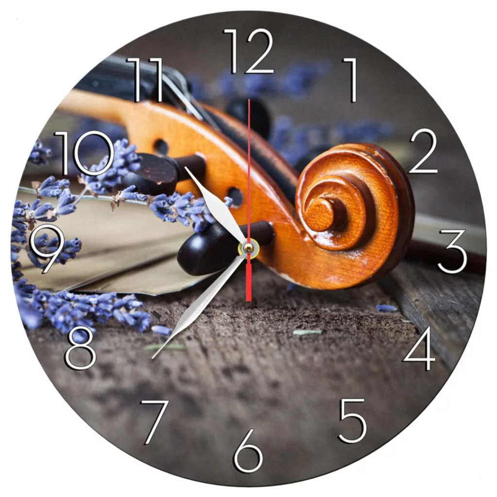 ساعت دیواری طرح ویولن کد 1269