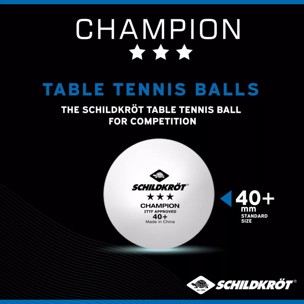 توپ پینگ پنگ شیلدکروت مدل Champion بسته 3 عددی