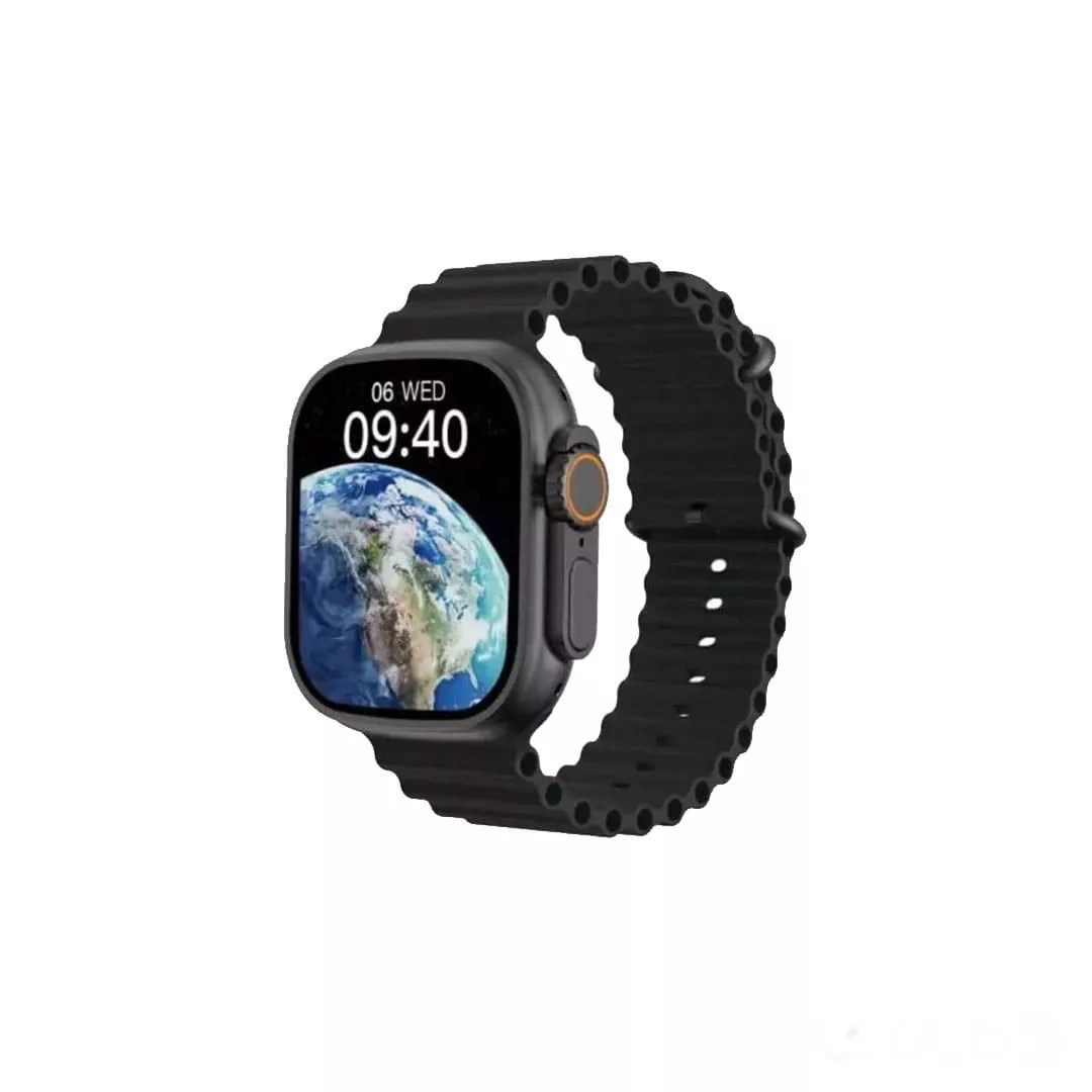 ساعت هوشمند مدل HK10 ULTRA-A دارای قابلیت های صفحه نمایش رنگی، صفحه نمایش لمسی، قابلیت مکالمه از طریق بلوتوث بند فلز