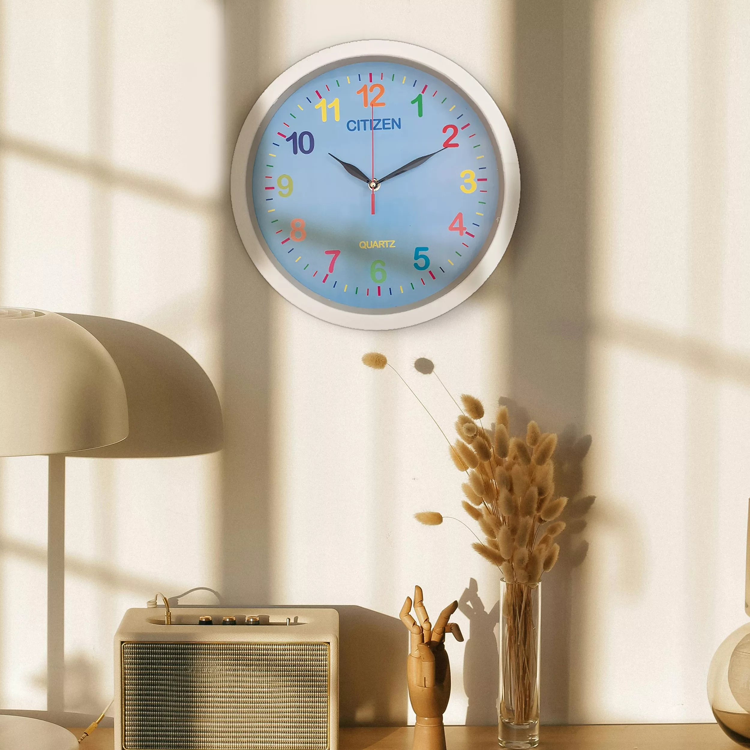 ساعت دیواری مدل رنگین زن کد 51032