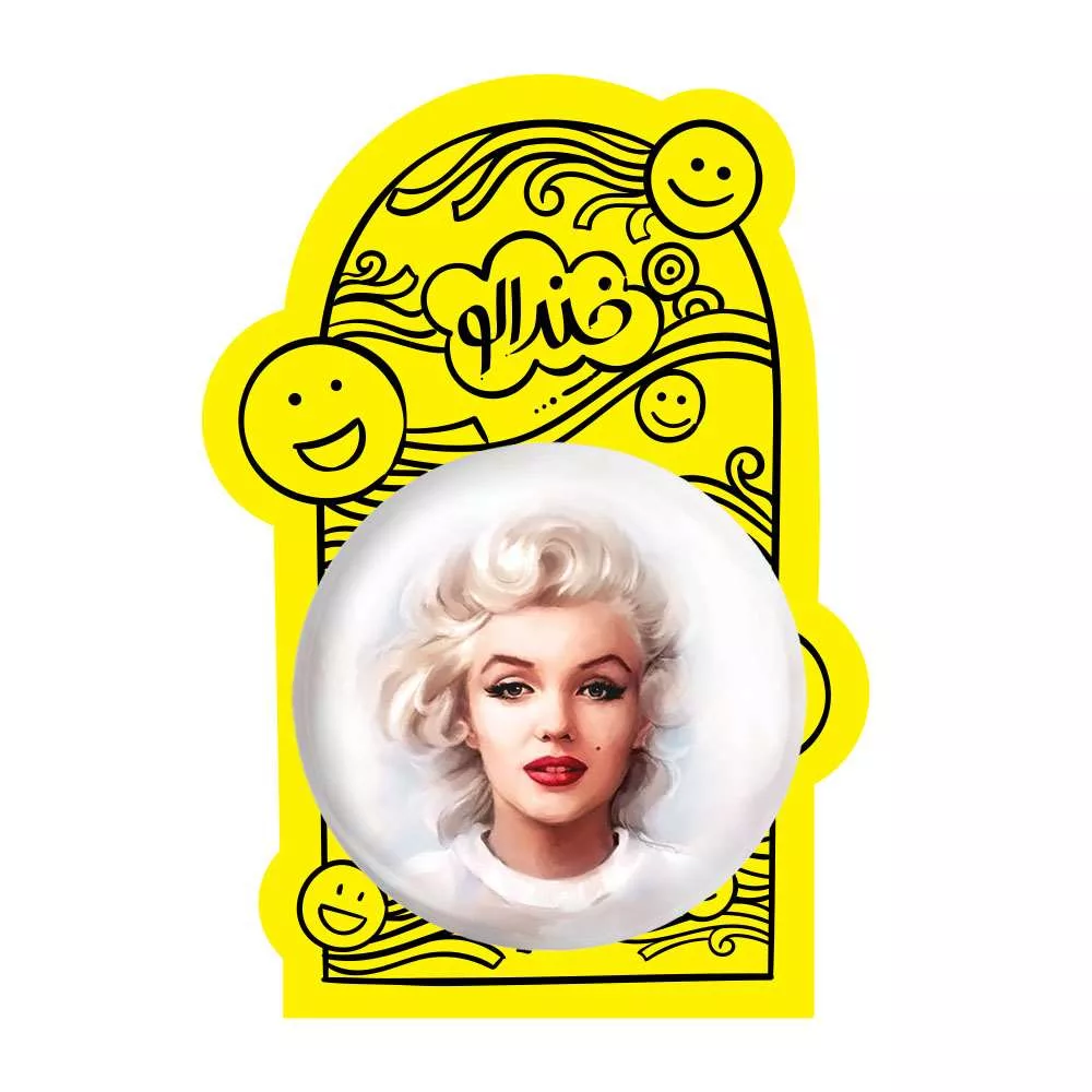 آینه جیبی خندالو طرح مرلین مونرو کد 3982