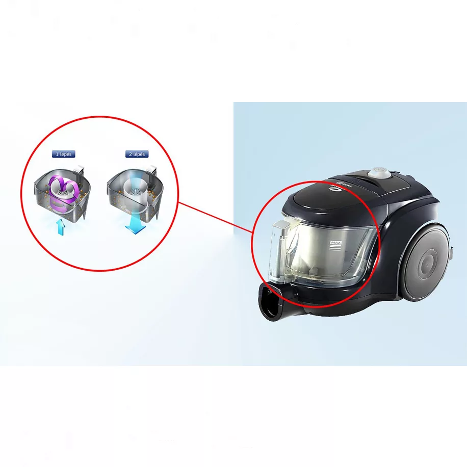 جاروبرقی مخزن‌دار 2000 وات مدل SC4570