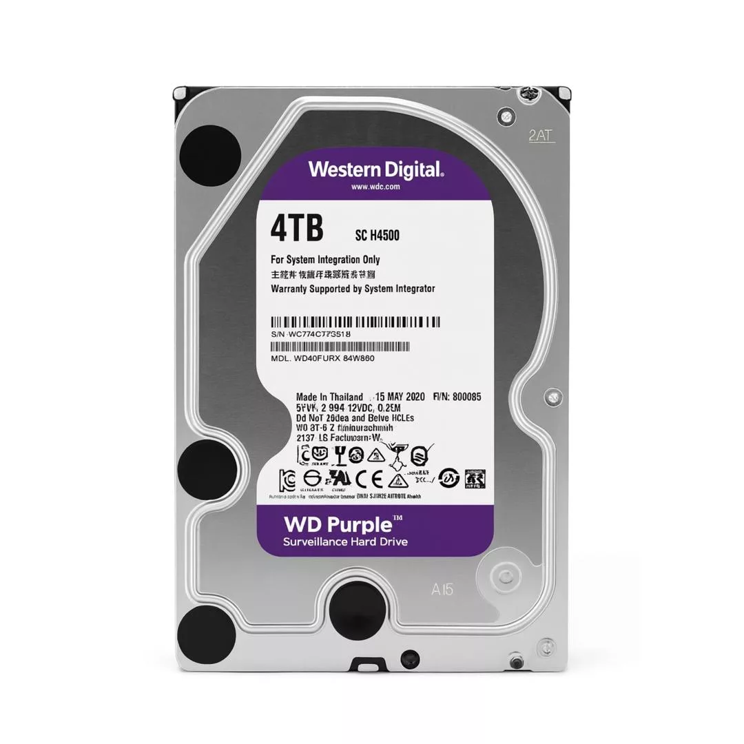 هارد دیسک اینترنال وسترن دیجیتال با رابط SATA 3.0 مدل WD40PURX ظرفیت 4 ترابایت