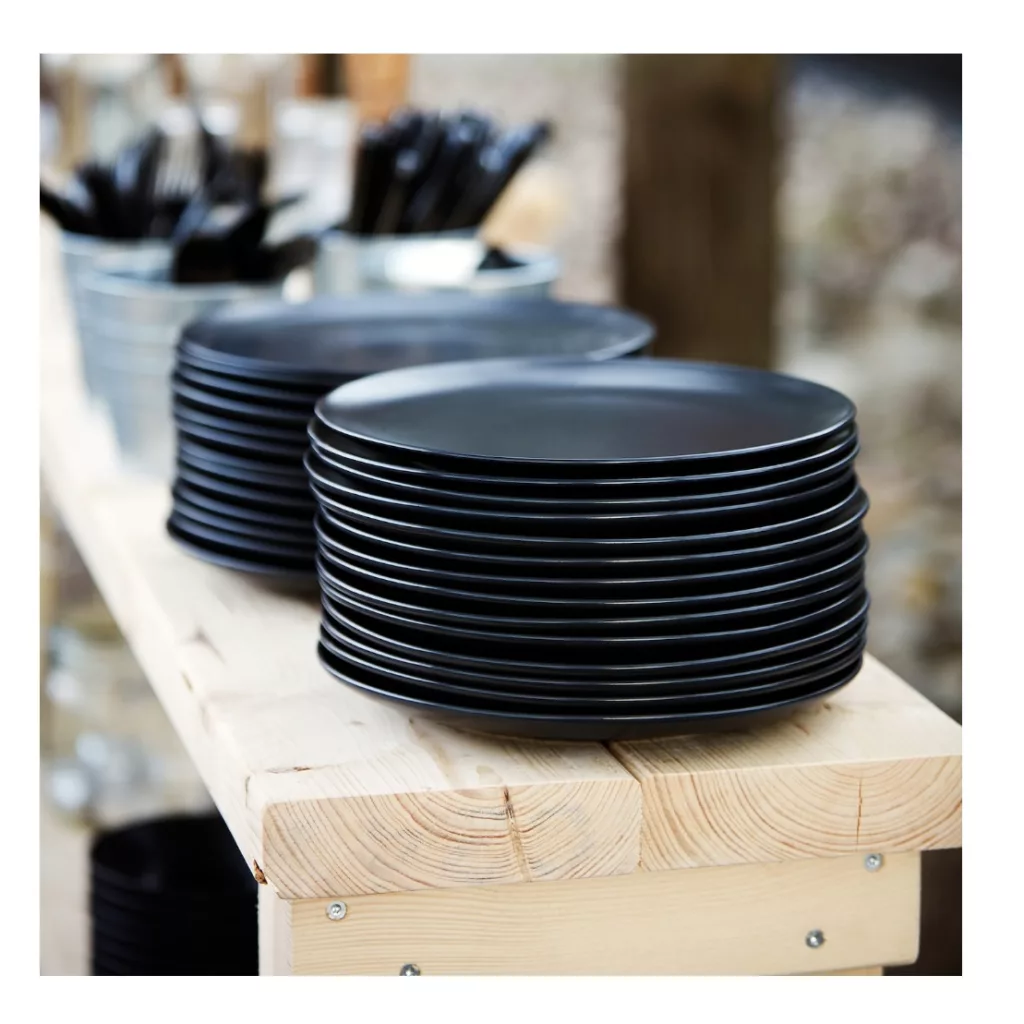 سرویس غذاخوری 18 پارچه ایکیا مدل FARGKLAR