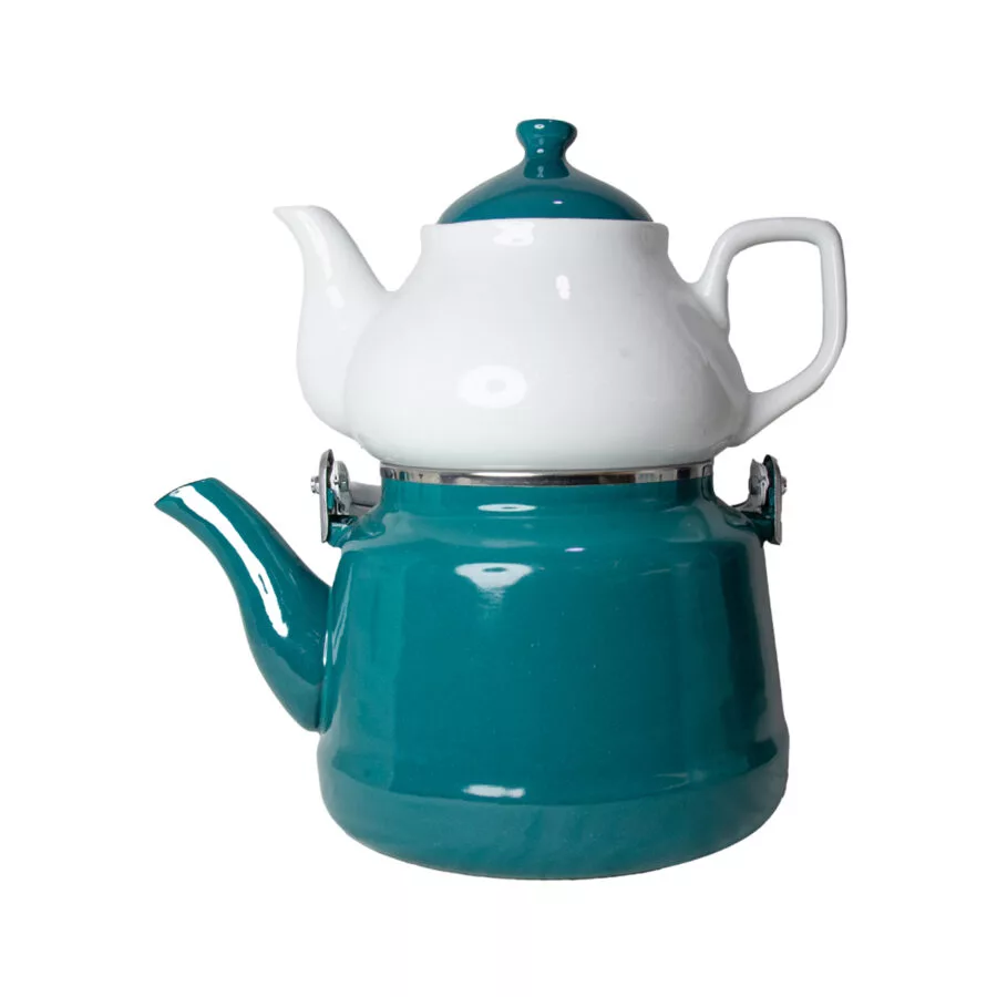 ست کتری و قوری مدل لعابی کد 32