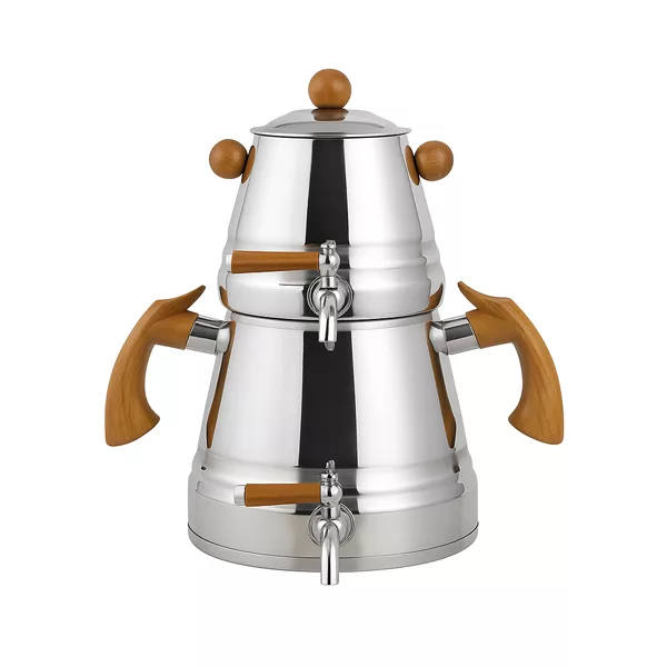 ست کتری و قوری ریور کد DH2177 گنجایش کتری 3 لیتر گنجایش قوری 1 لیتر