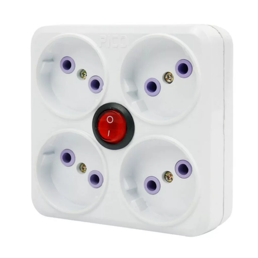 چندراهی برق پیکو مدل دیواری کلیددار