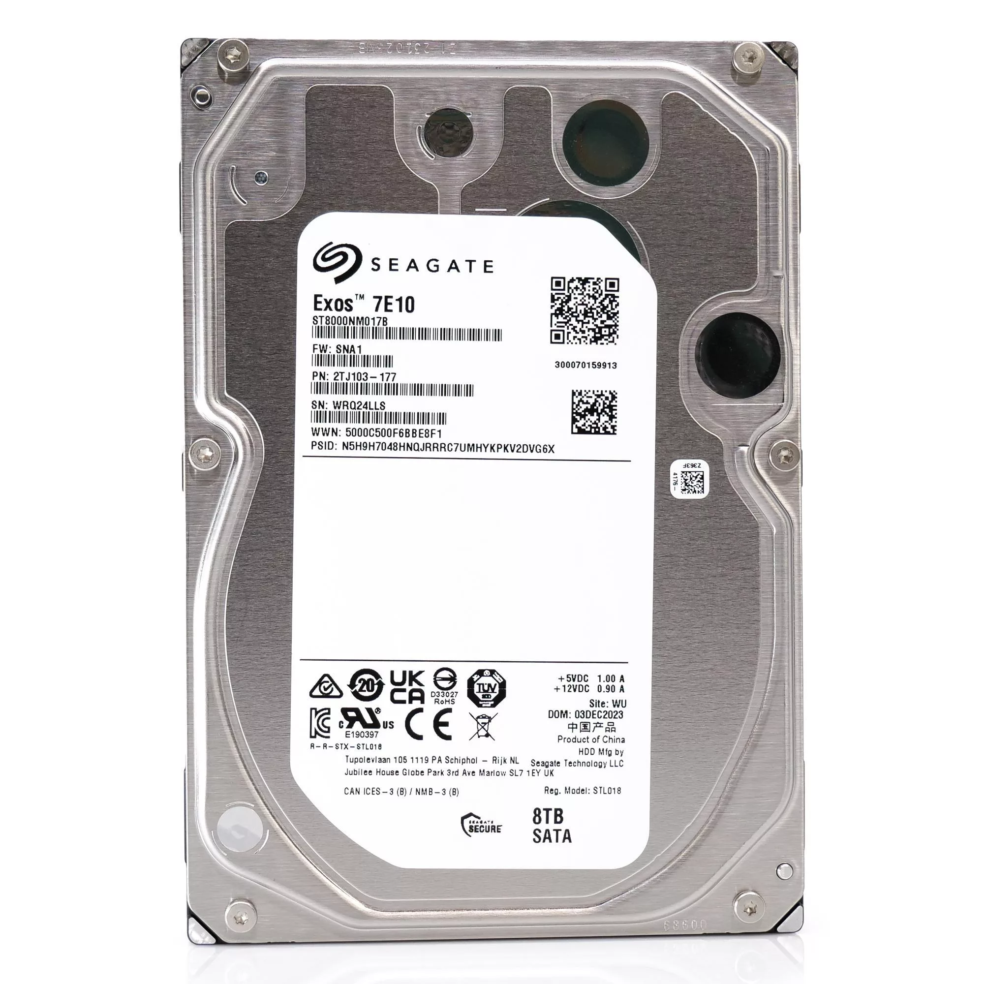 هارد دیسک اینترنال سیگیت مدل ST8000NM0017B ظرفیت 8 ترابایت